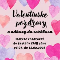 Valentinske pozdravy 2025 PLAGAT