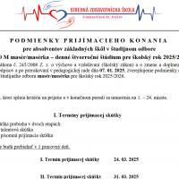 nové termíny prijímacieho konania